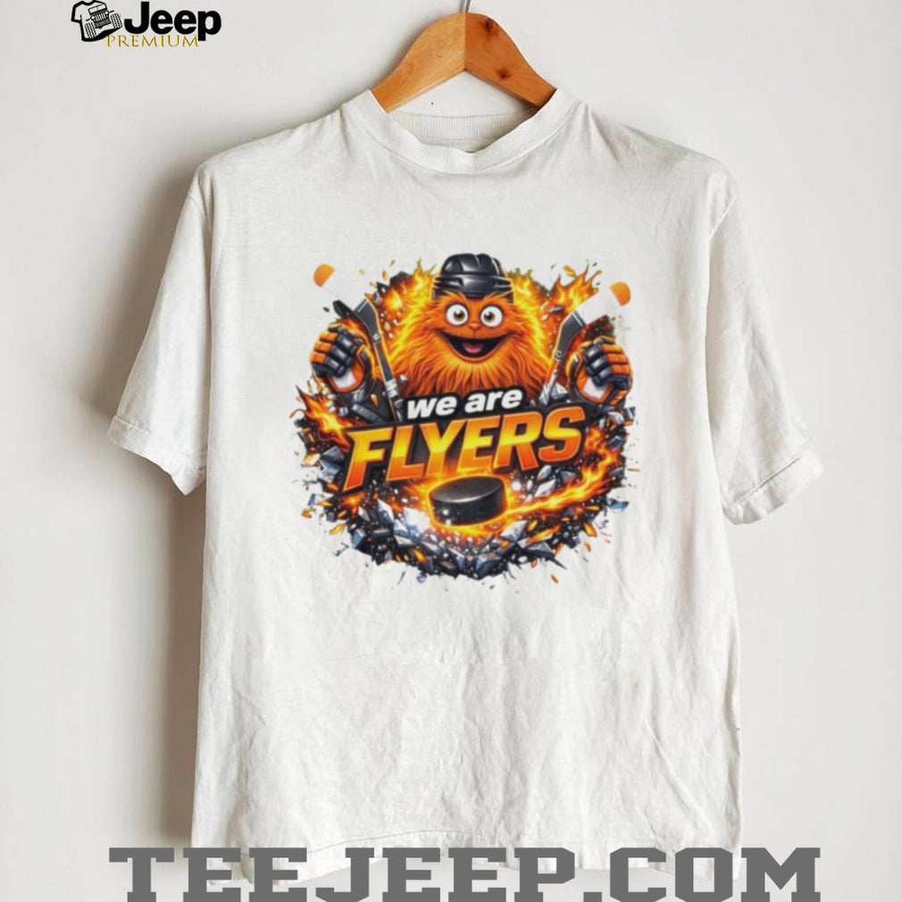 Philadelphia Flyers Gritty Mascot We Are Flyers Hockey Fan Retro Men Women T Shirt