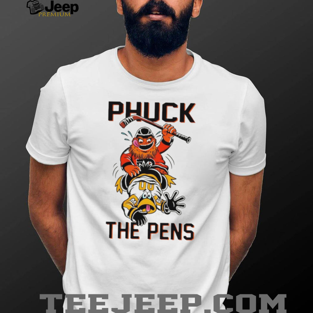 Philadelphia Flyers Gritty Phuck The Pens Rivalry Hockey Sports Vintage Fan Men Women T Shirt