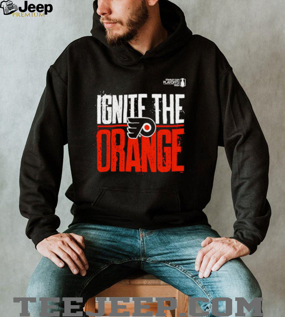 Philadelphia Flyers Ignite The Orange 2024 Stanley Cup Playoffs T Shirt