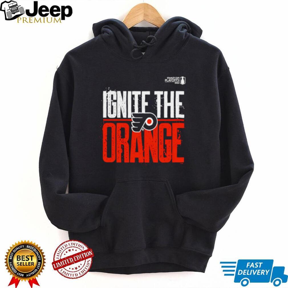Philadelphia Flyers Ignite The Orange 2024 Stanley Cup Playoffs T Shirt