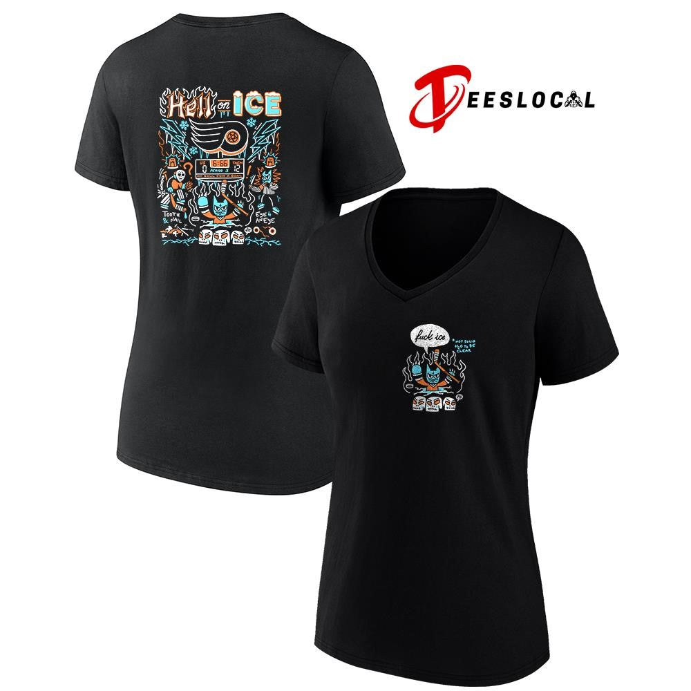 Philadelphia Flyers hell on ice fck ice art shirt