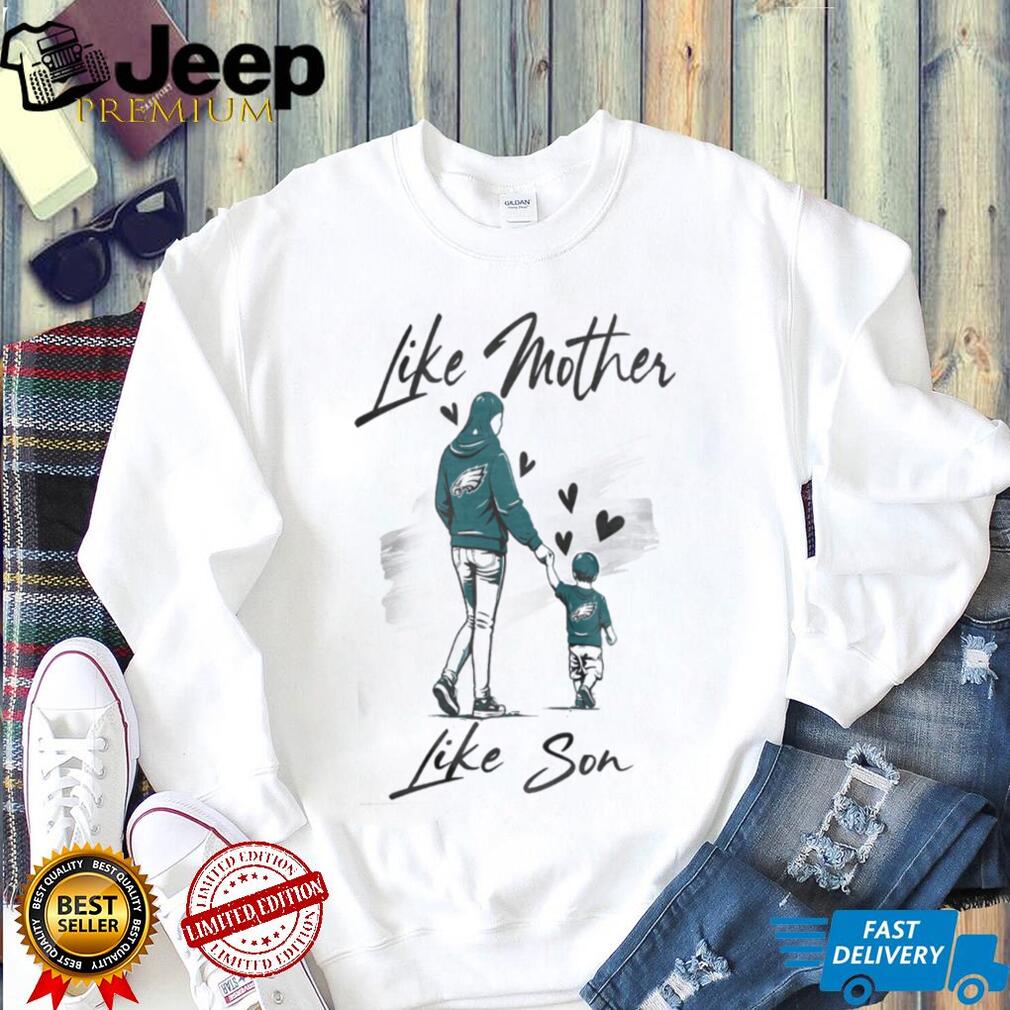 Philadelphia Football Mom Life T Shirt Like Mother Like Son Midnight Green T Shirt