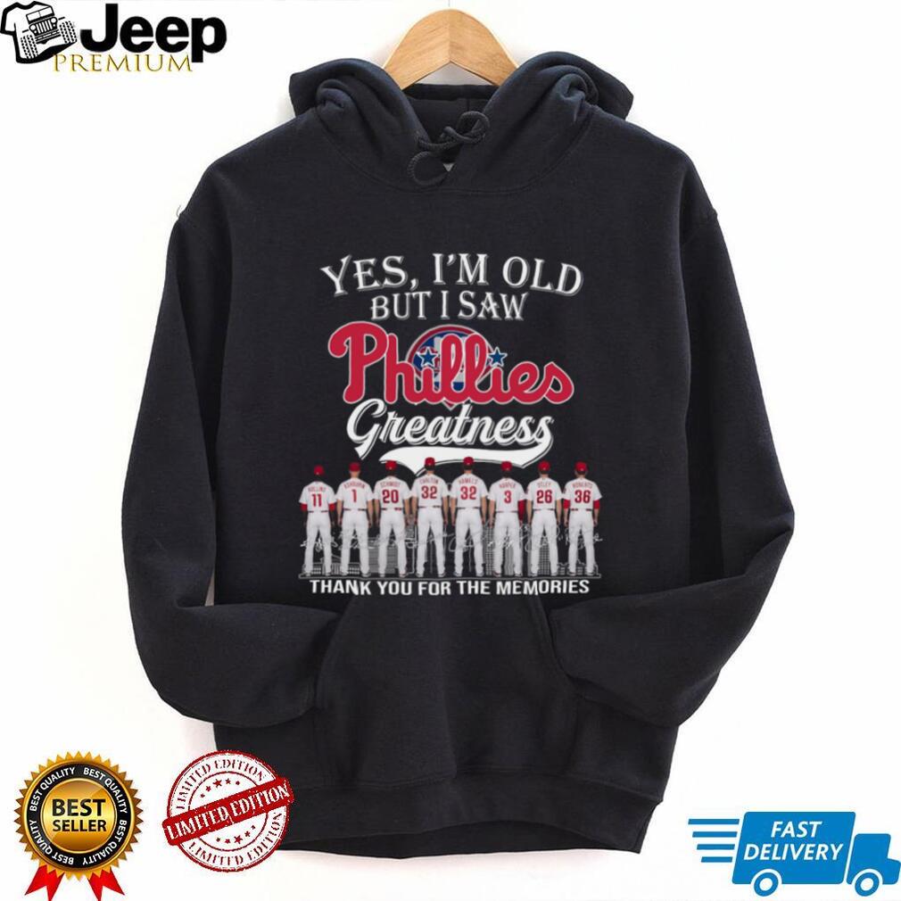Philadelphia Phillies Baseball Team Legends Retro Style Greatness Gift For Loyal Fans Shirt