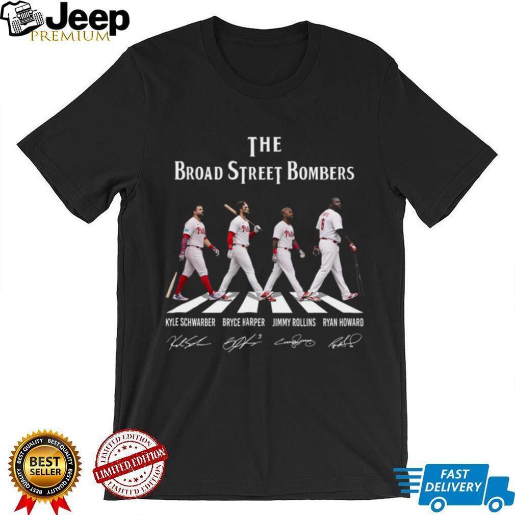 Philadelphia Phillies Broad Street Bombers Retro Baseball Legends Men Women Fans Shirt
