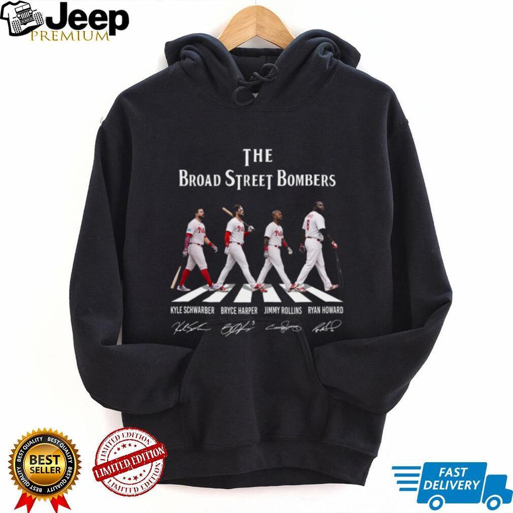 Philadelphia Phillies Broad Street Bombers Retro Baseball Legends Men Women Fans Shirt