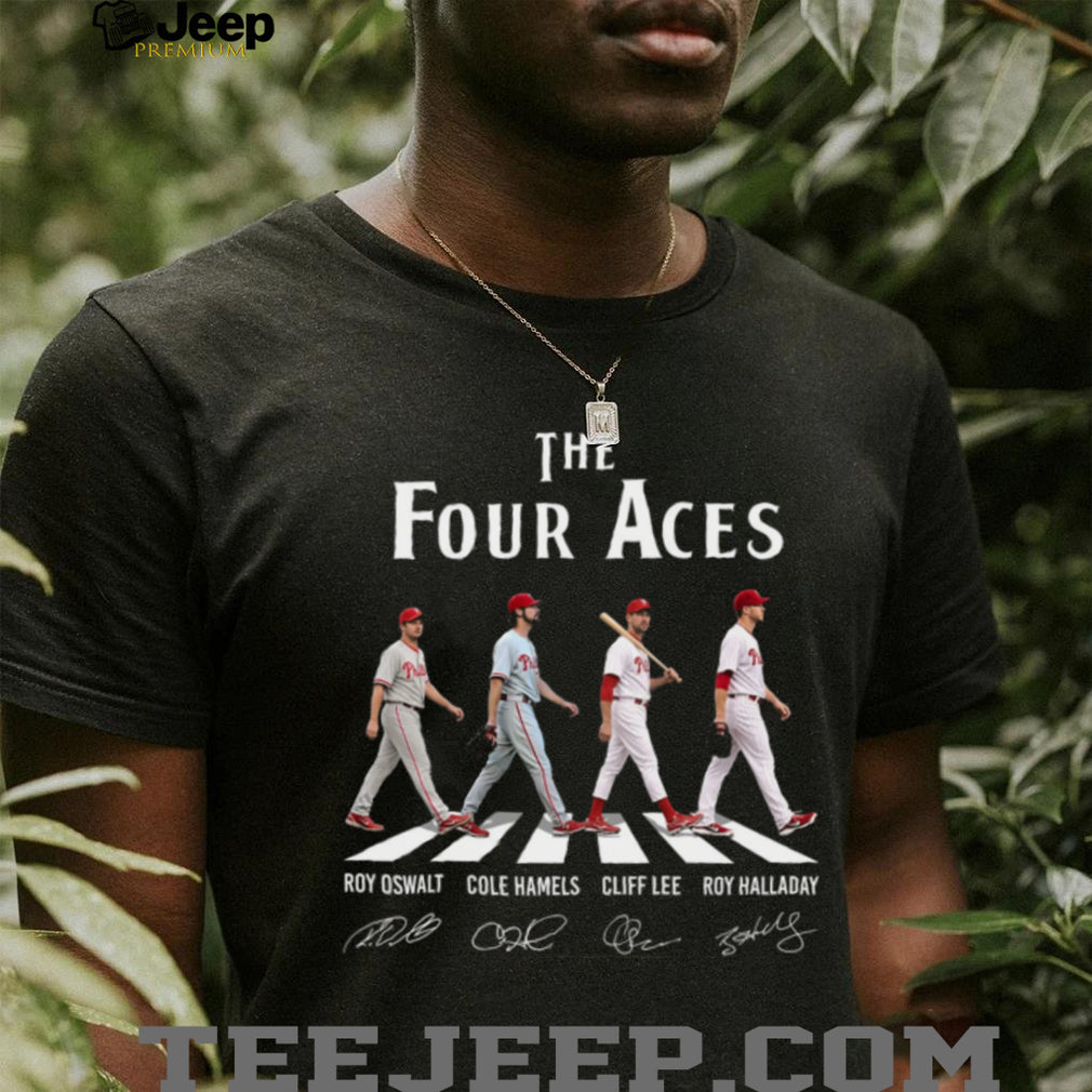 Philadelphia Phillies Four Aces Baseball Vintage Style Men Women Dedicated Fans Shirt