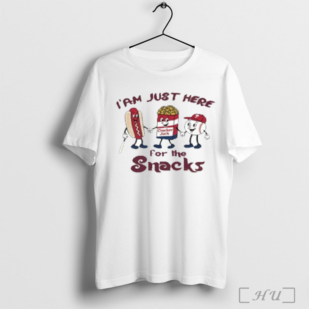 Philadelphia Phillies Just Here For Snacks Shirt T Shirt