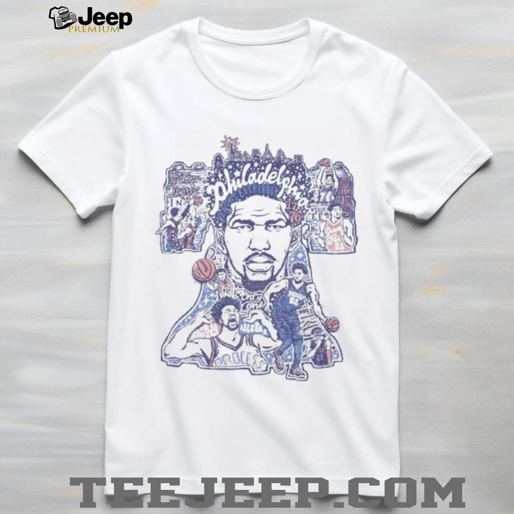 Philadelphia Sports Legends Liberty Bell Graphic T Shirt Trust The Process Apparel