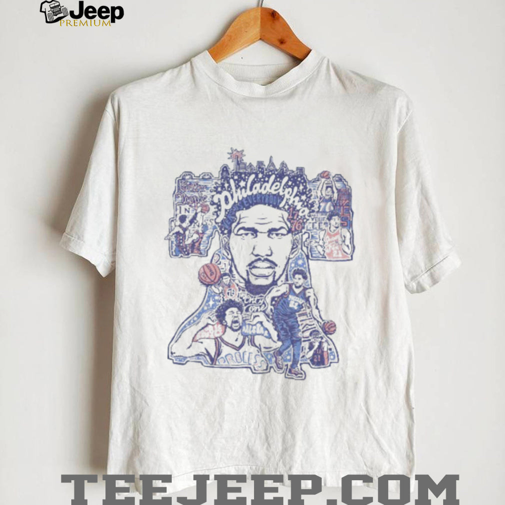 Philadelphia Sports Legends Liberty Bell Graphic T Shirt Trust The Process Apparel