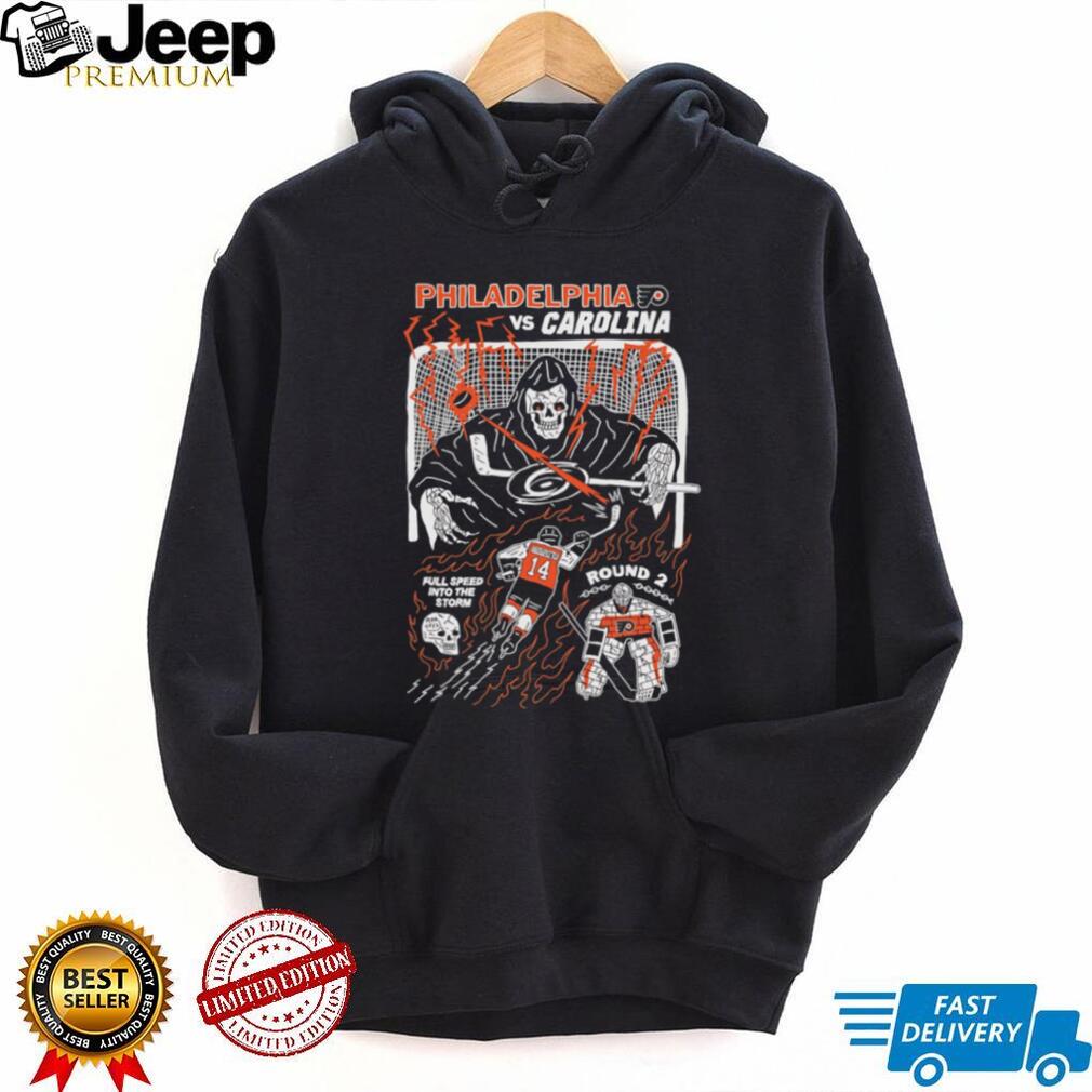 Philadelphia vs Carolina Hockey Reaper Round 2 Playoff T Shirt