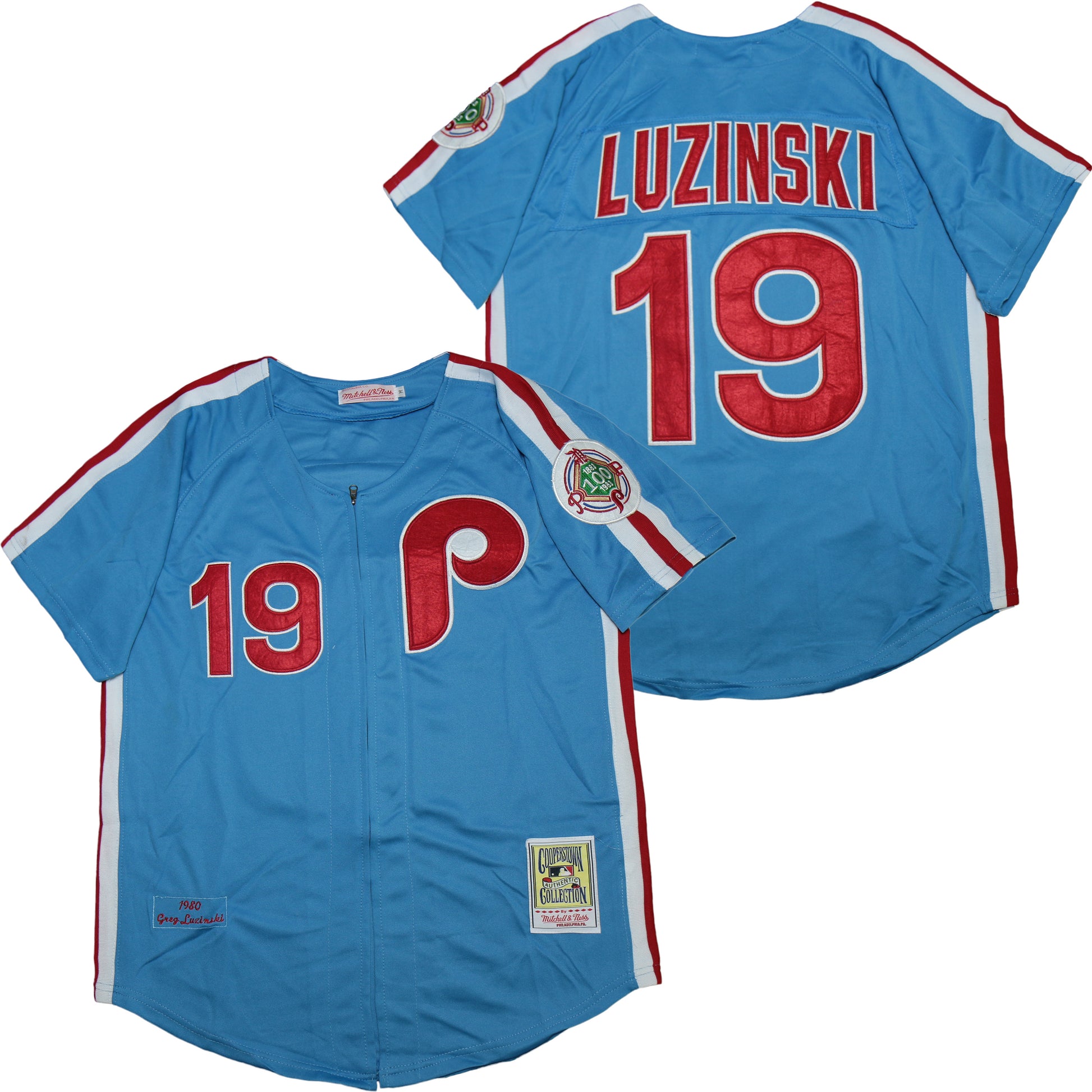 Philadelphia Phillies #19 Luzinski Phillies 19 Blue 1983 Retro