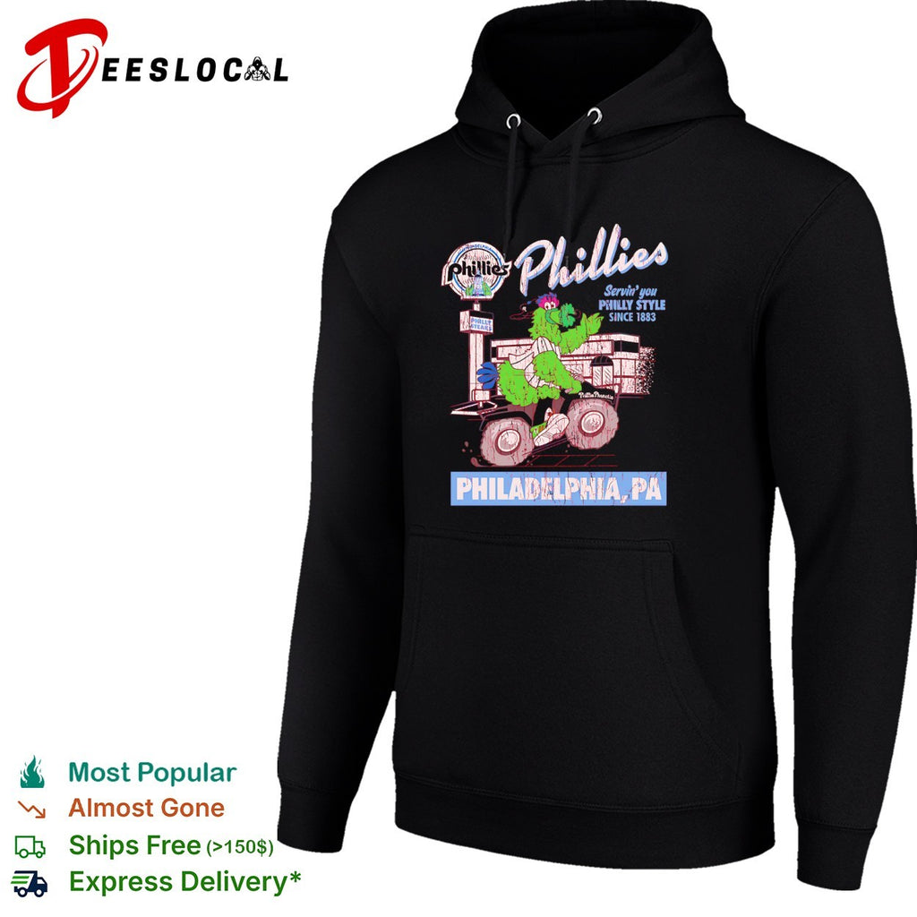 Phillie Phanatic Philadelphia Phillies Servin you Philly Style Since 1883 shirt