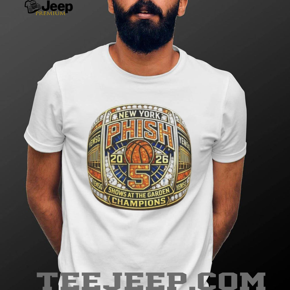 Phish Championship Ring New York 2026 shows at the garden shirt