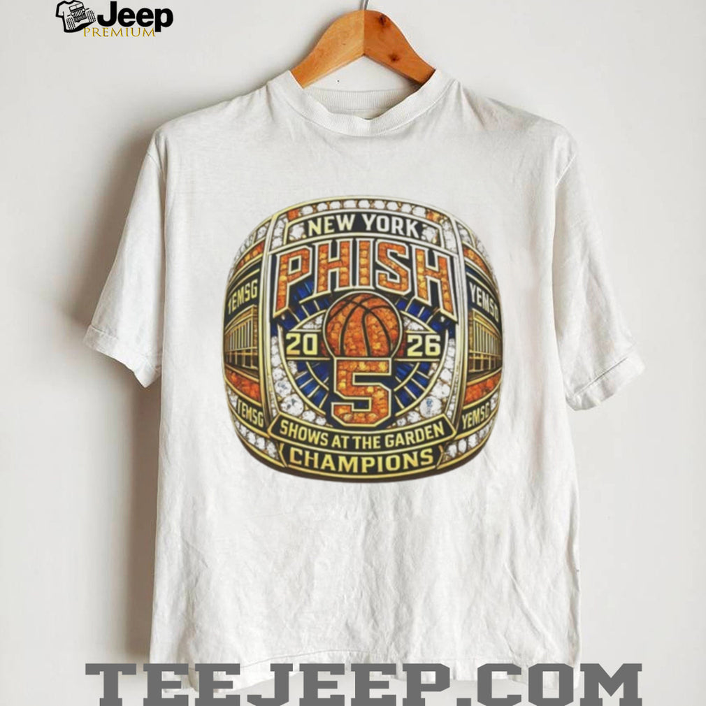 Phish Championship Ring New York 2026 shows at the garden shirt