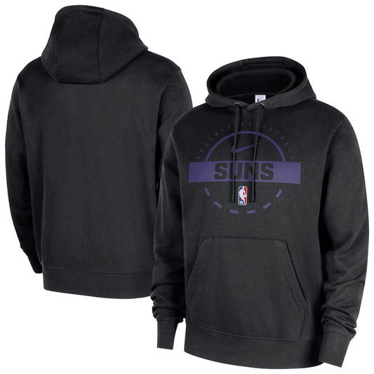 Phoenix Suns Black 2025 26 Practice Club Pullover Hoodie