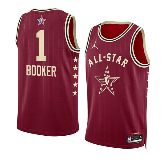 Phoenix Suns #1 Devin Booker 2024 NBA All-Star Swingman Jersey Style 1