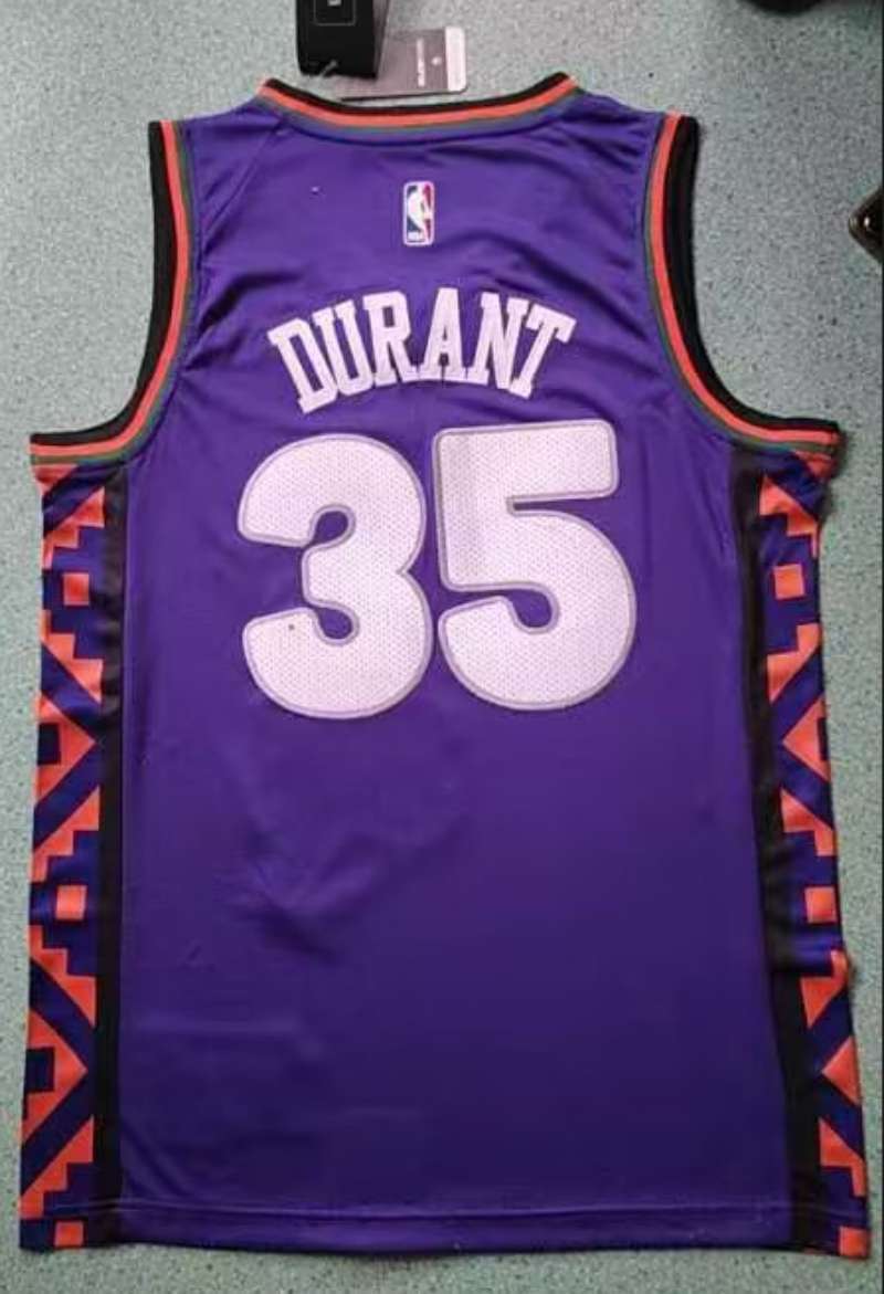 Phoenix Suns #35 Kevin Durant New Season Suns 35 City Edition Style 2