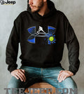 Pickleball Player Silhouette Performance Graphic T Shirt