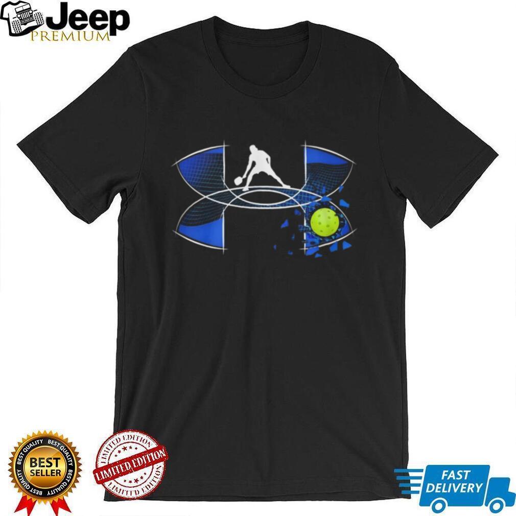 Pickleball Player Silhouette Performance Graphic T Shirt