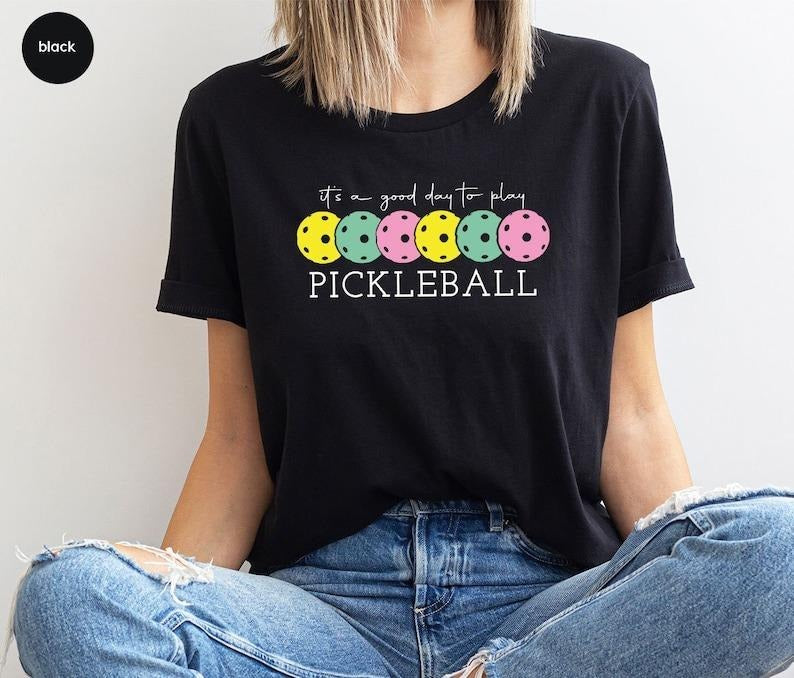 Pickleball Shirt, Sport Graphic Tees, Pickleball Gifts, Sport Shirt, Pickleball Shirt for Women, Gift for Her, Sport Outfitstyle{n002}2