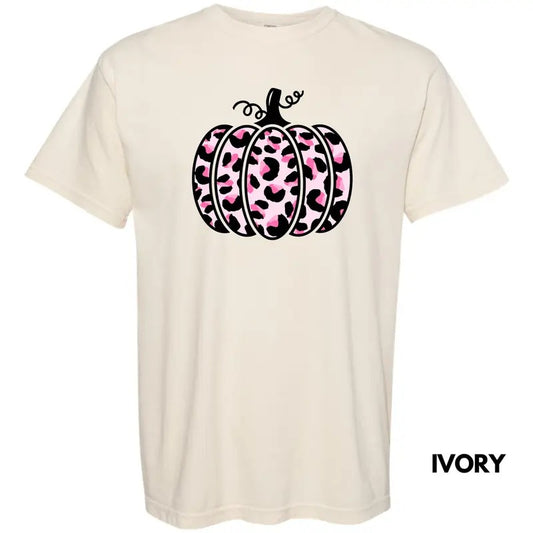 Pink Cheetah Pumpkin Comfort Colors T-Shirt 'NLB' Hoodie, Sweatshirt | WearSparks.com