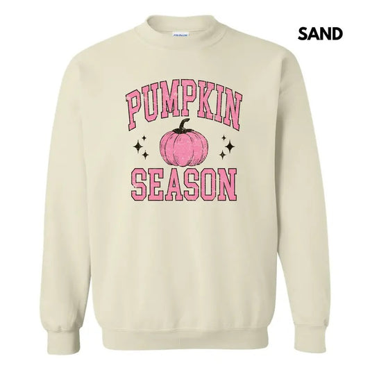 Pink Pumpkin Season Varsity Letter Sweatshirt 'NLB' T-Shirts, Hoodie | WearSparks.com