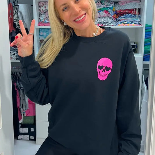 Pink Sugar Skull Sweatshirt