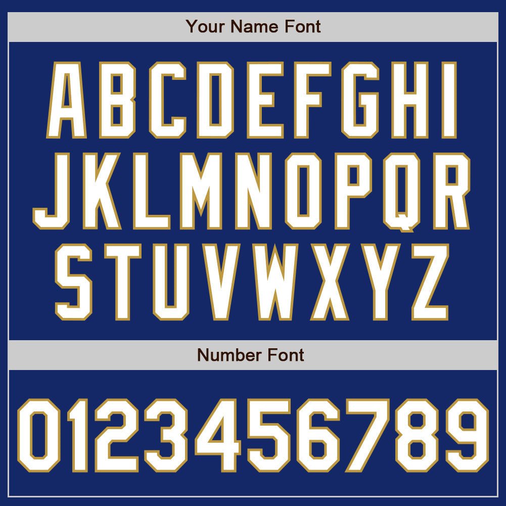 Custom Royal White-Old Gold Gradient Classic Vertical Stripe Authentic Baseball Jersey
