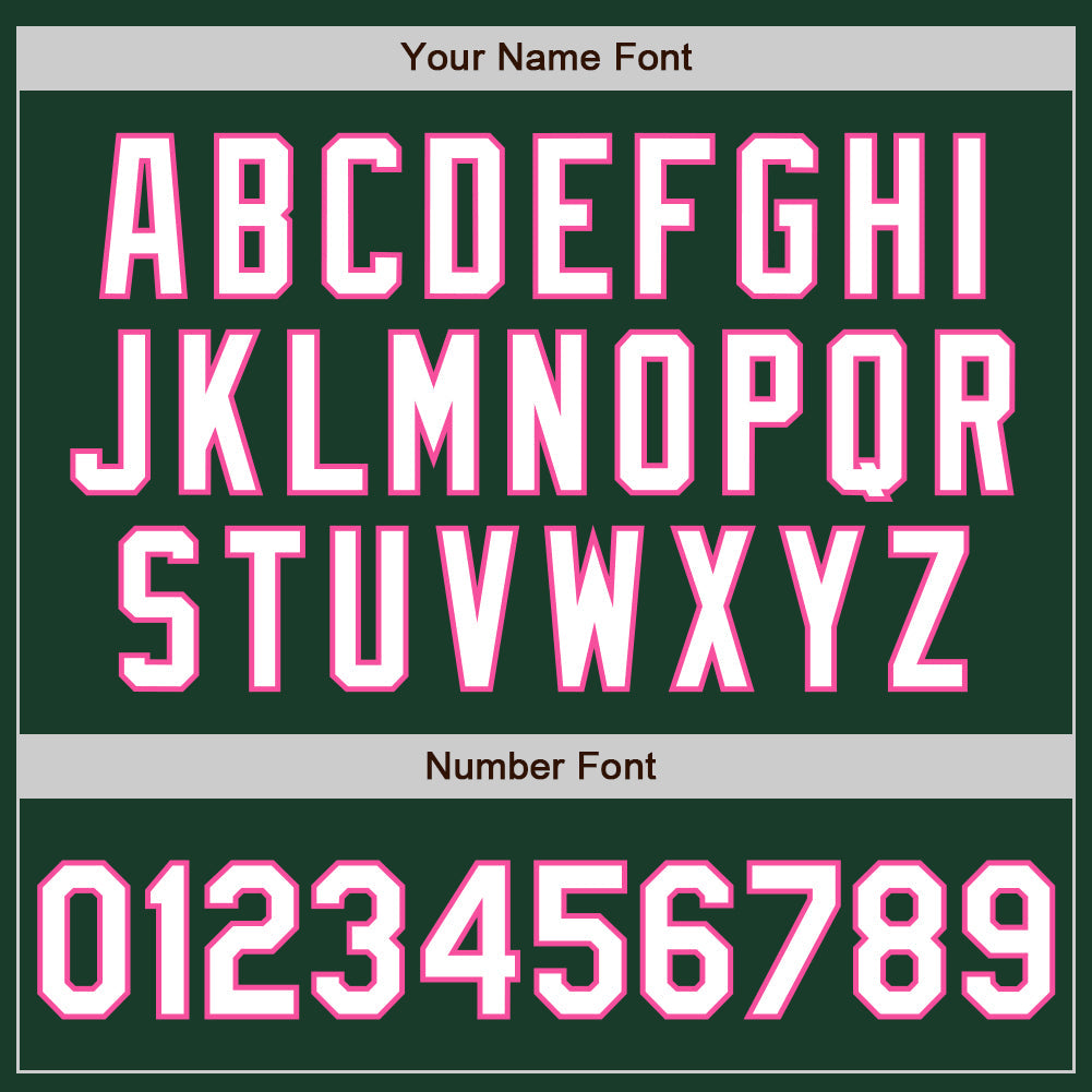 Custom Green White-Pink Classic Vertical Stripe Fluid Liquid Texture Authentic Baseball Jersey
