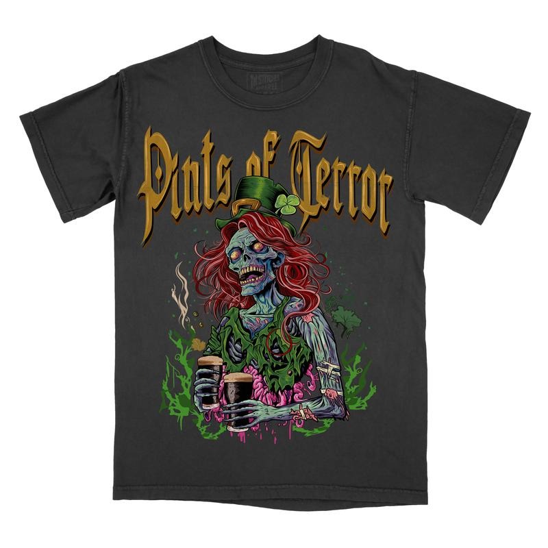 Pints of Terror - Comfort Colors Graphic Tee Hoodie, Sweatshirt | WearSparks.com