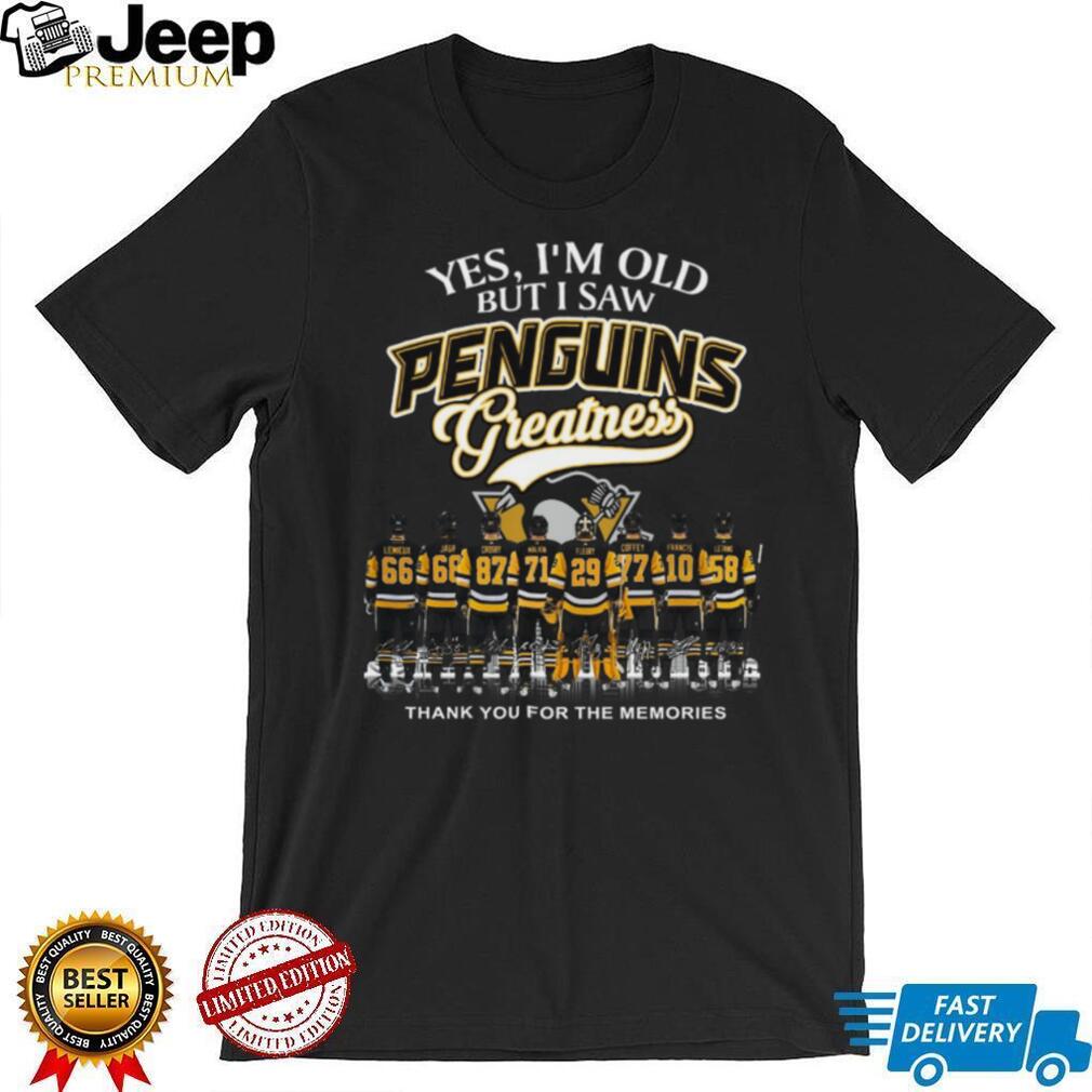 Pittsburgh Hockey Legends Greatness Signature Memories T Shirt