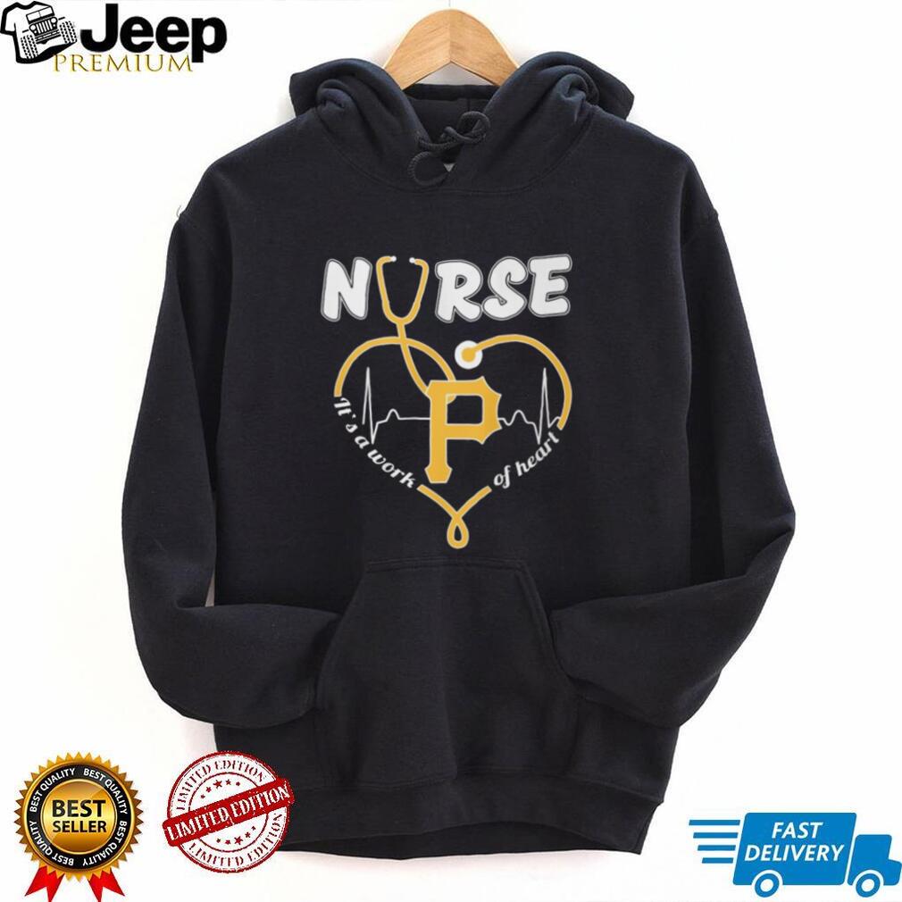 Pittsburgh Pirates Nurse Heart Stethoscope Baseball Gift T Shirt