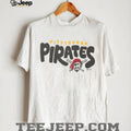 Pittsburgh Pirates Oatmeal Heather Vintage Logo Crewneck T shirt