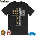 Pittsburgh Pirates Philippians 4.13 Christian Cross Faith Sports T Shirt