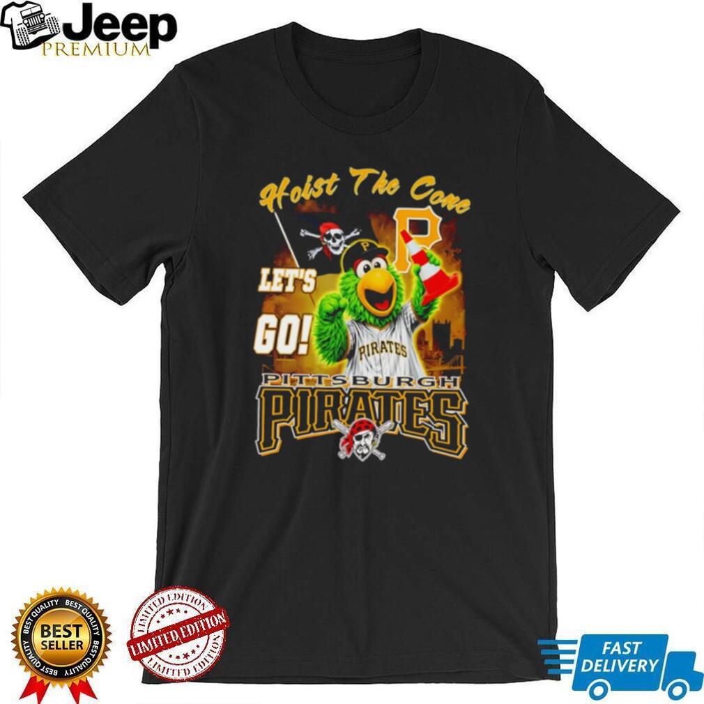 Pittsburgh Pirates Pirate Parrot “Hoist The Cone” Let’s Go Baseball T Shirt