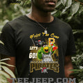 Pittsburgh Pirates Pirate Parrot Hoist The Cone Let’s Go T Shirt