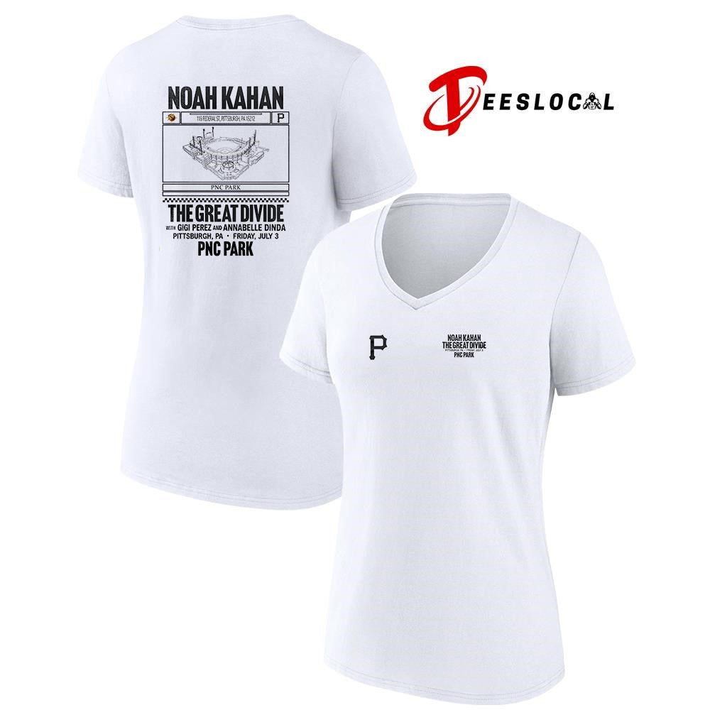 Pittsburgh Pirates x Noah Kahan the great divide stadium graphic shirt