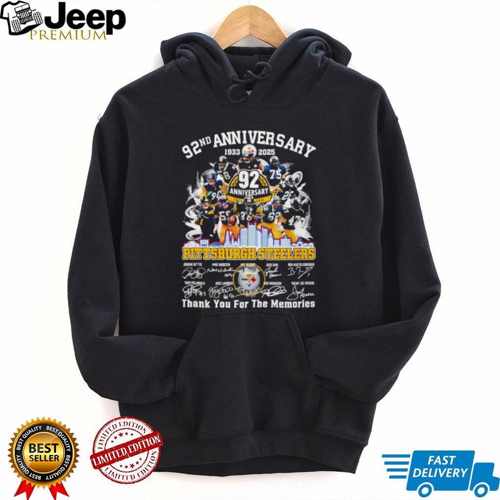 Pittsburgh ST Shirtlers 92nd Anniversary (1933 2025) Greatest Players Signature T Shirt