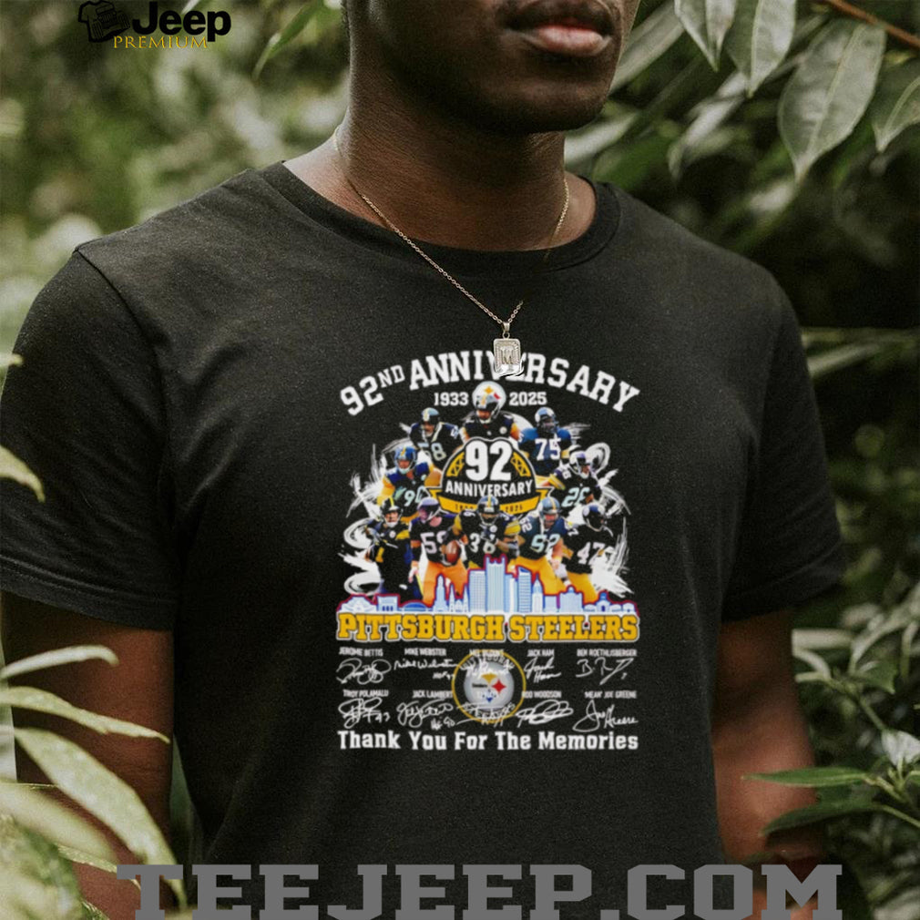 Pittsburgh ST Shirtlers 92nd Anniversary (1933 2025) Greatest Players Signature T Shirt