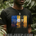 Pittsburgh Sports Teams City Skyline Vintage Retro Style Sports Fans Gift Shirt