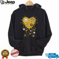 Pittsburgh Sports Teams Heart Logo Gold Hearts Fan T Shirt