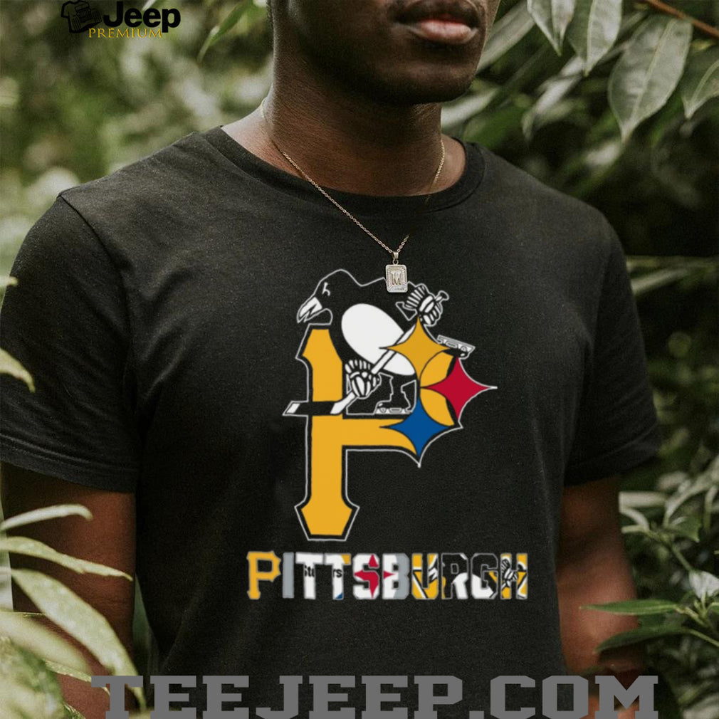 Pittsburgh Sports Teams “P” Logo ST Shirtlers Penguins Pirates T Shirt