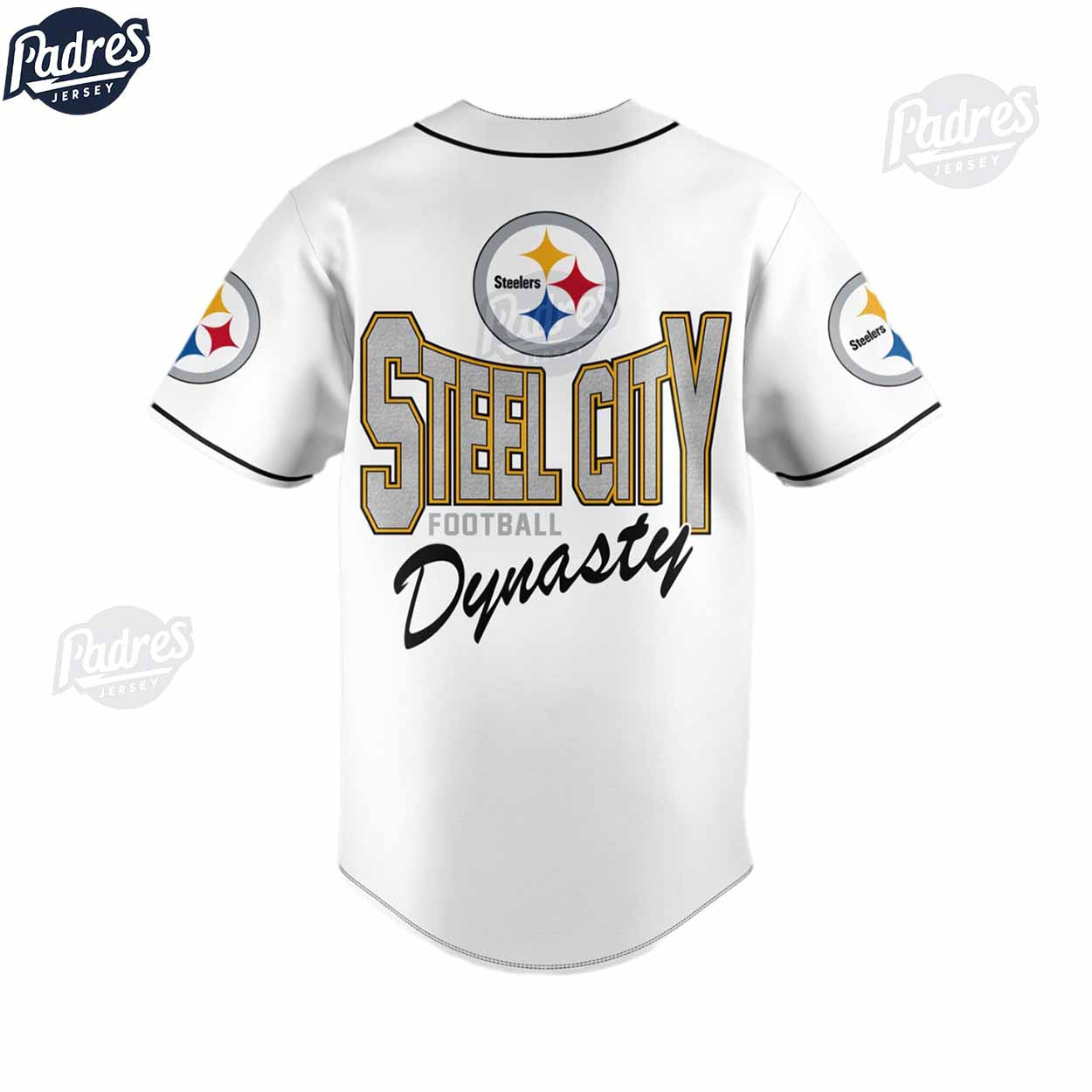 Pittsburgh Steelers Steel City Football Baseball Jersey Outfit - Padres Jersey Oasis: Elevate Your Baseball Style Game