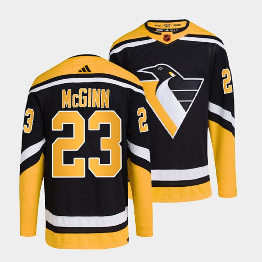 Pittsburgh Penguins #23 brock-mcginn-black-2022reverse-retro-2.0-authentic-primegreen-jersey