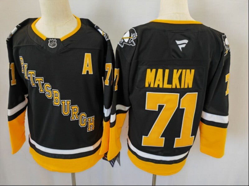 Pittsburgh Penguins #71 Evgeni Malkin Cavaliers Style 1