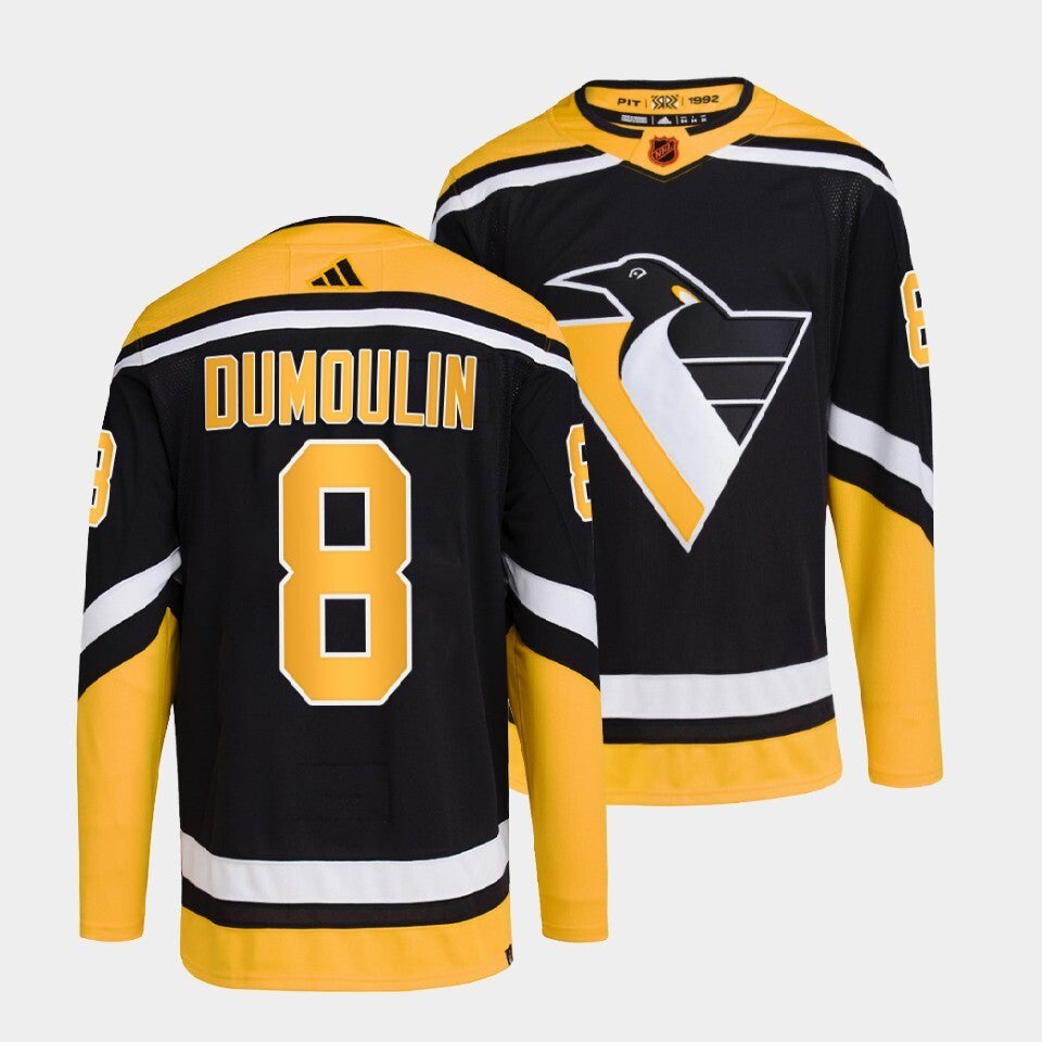 Pittsburgh Penguins #8 brian-dumoulin-black-2022reverse-retro-2.0-authentic-primegreen-jersey