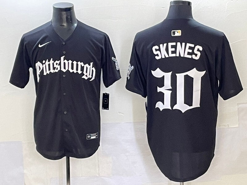Pittsburgh Pirates #30 Paul Skenes Pirates 5 Collaboration Style 2