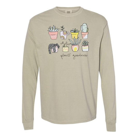 Plant Goodness Long Sleeve Comfort Colors T-Shirt