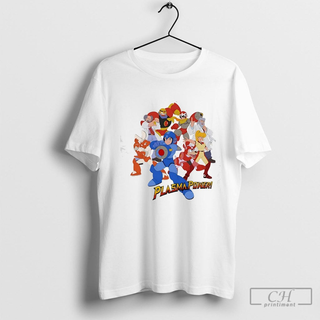 Plasma Power Mega Man Characters Shirt Sweater