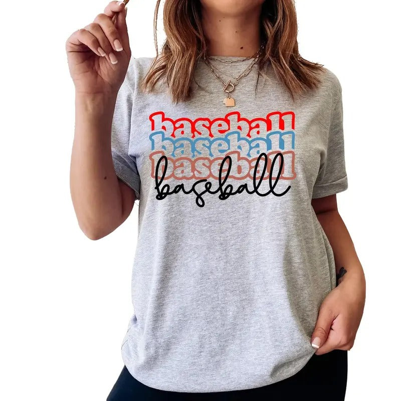 Play Ball Shirt, Baseball Tee, Baseball Mama, Baseball Fan Shirt, Baseball Mom Tshirt, Game Day Shirt, Gifts For Baseball...
